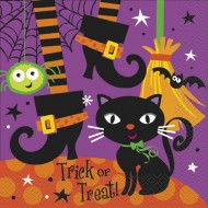 Spooky Boots Halloween Napkins